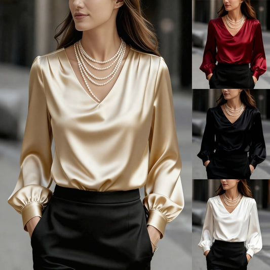 FORMO Satin Blouse