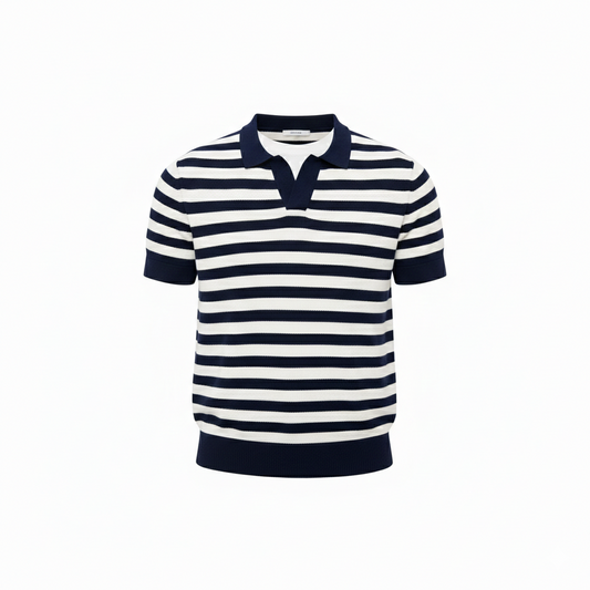 Men’s V-Neck Knit Short Sleeve