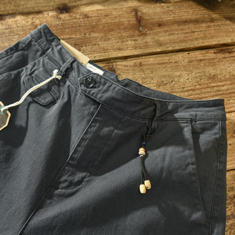 Retro Cotton Casual Pants
