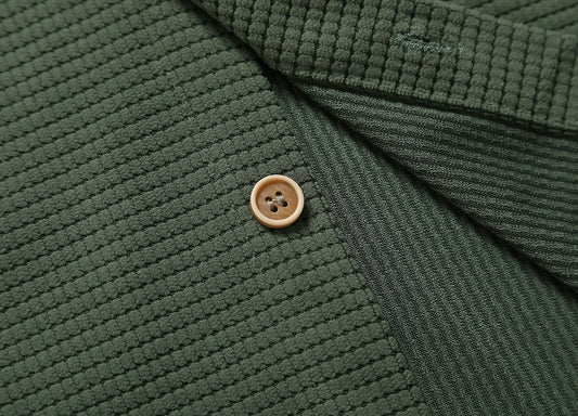 Men's Casual Loose Checked Short-sleeved Shirt