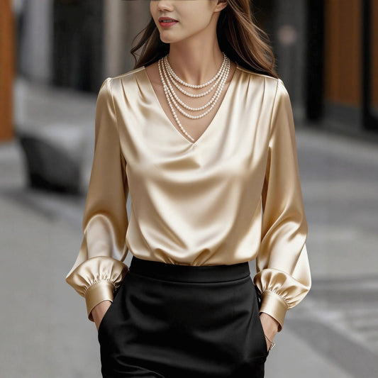 FORMO Satin Blouse