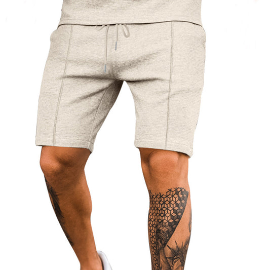 Solid Color Versatile Casual Five-point Sports Shorts