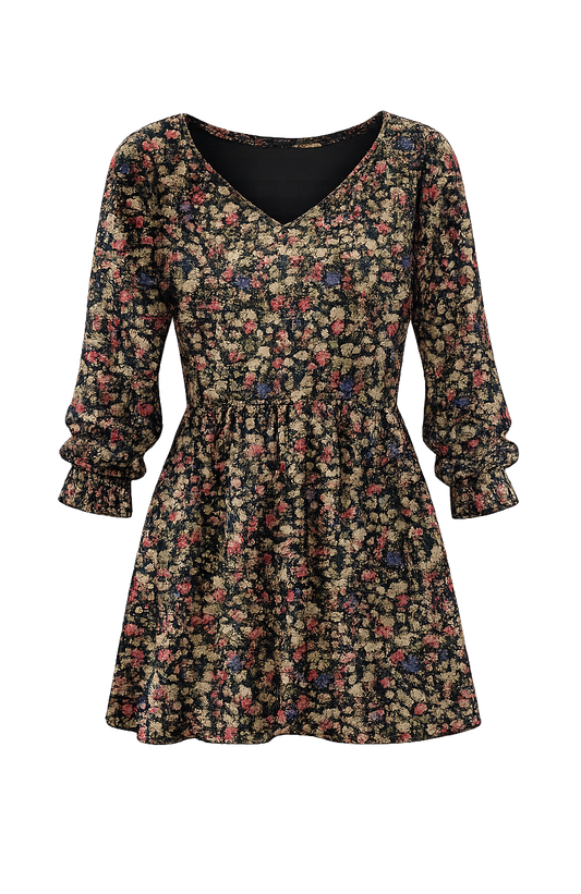 Women’s Floral Puff Sleeve Top