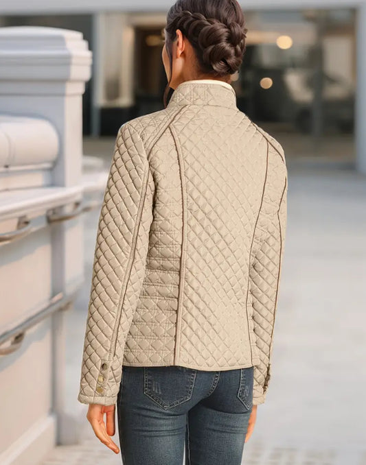 Women's Autumn And Winter Warm Lightweight Jacket With Pockets